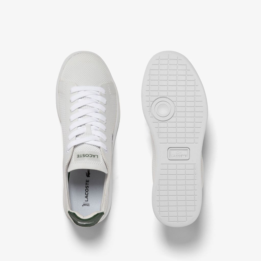 Giày Thể Thao Lacoste Nữ Carnaby Đế Cao Chất Liệu Piqué Vải
