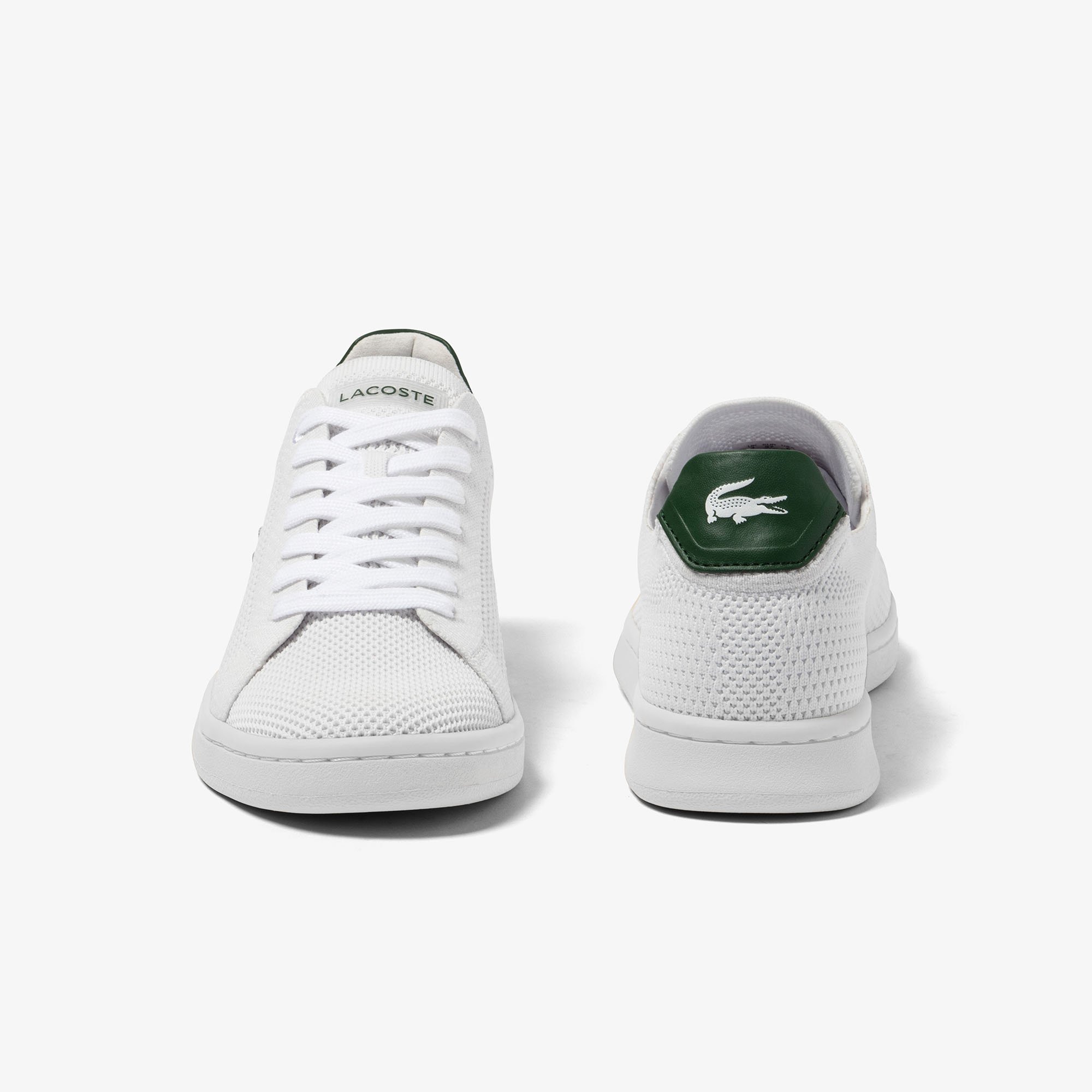 Giày Thể Thao Lacoste Nữ Carnaby Đế Cao Chất Liệu Piqué Vải