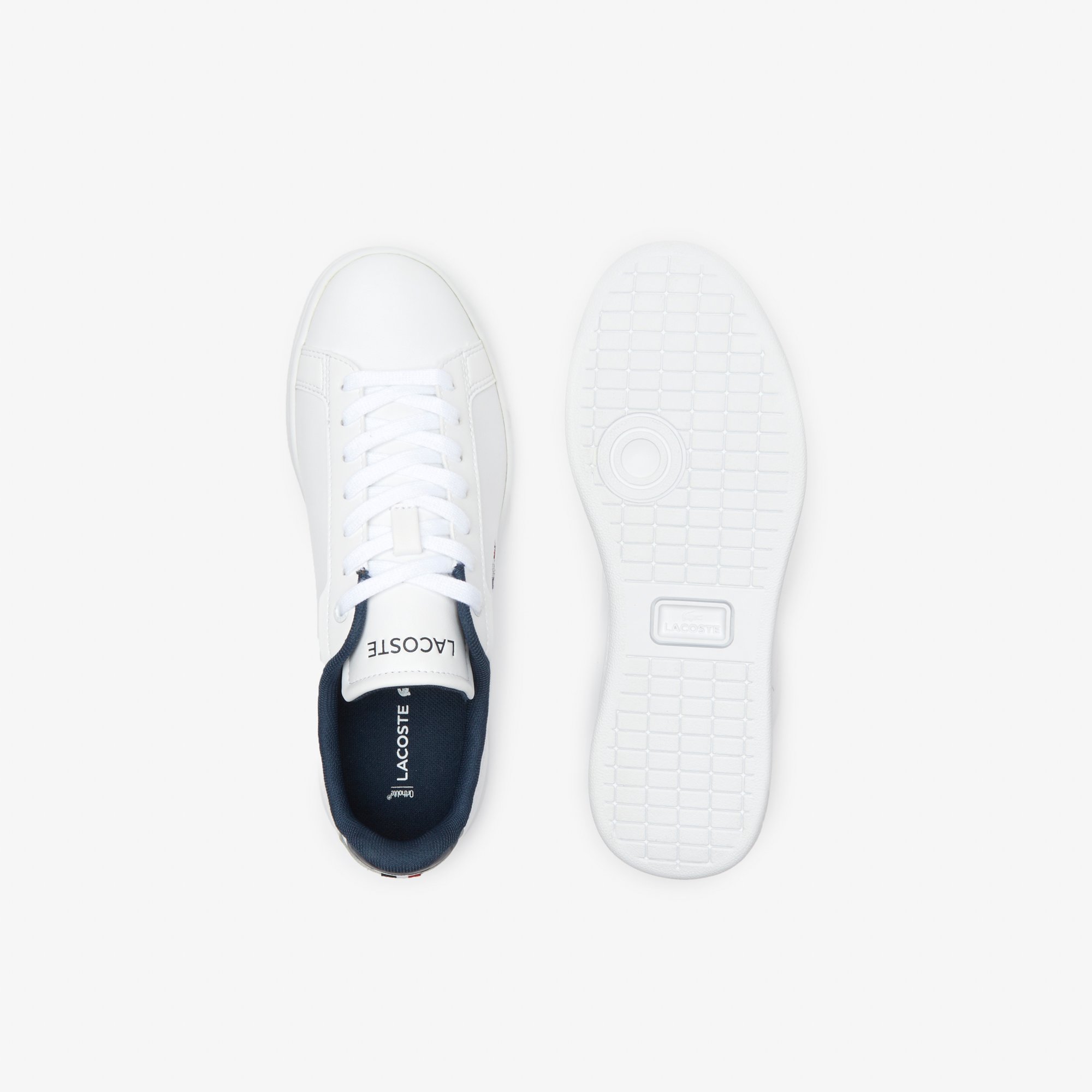 Giày Thể Thao Lacoste Nữ Carnaby Chất Liệu Da Phối Ba Màu Cao Cấp