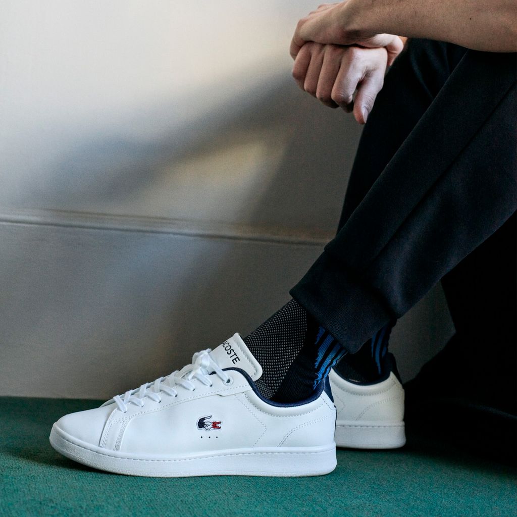 Giày Lacoste Nam Carnaby Pro Chất Liệu Da Phối Ba Màu
