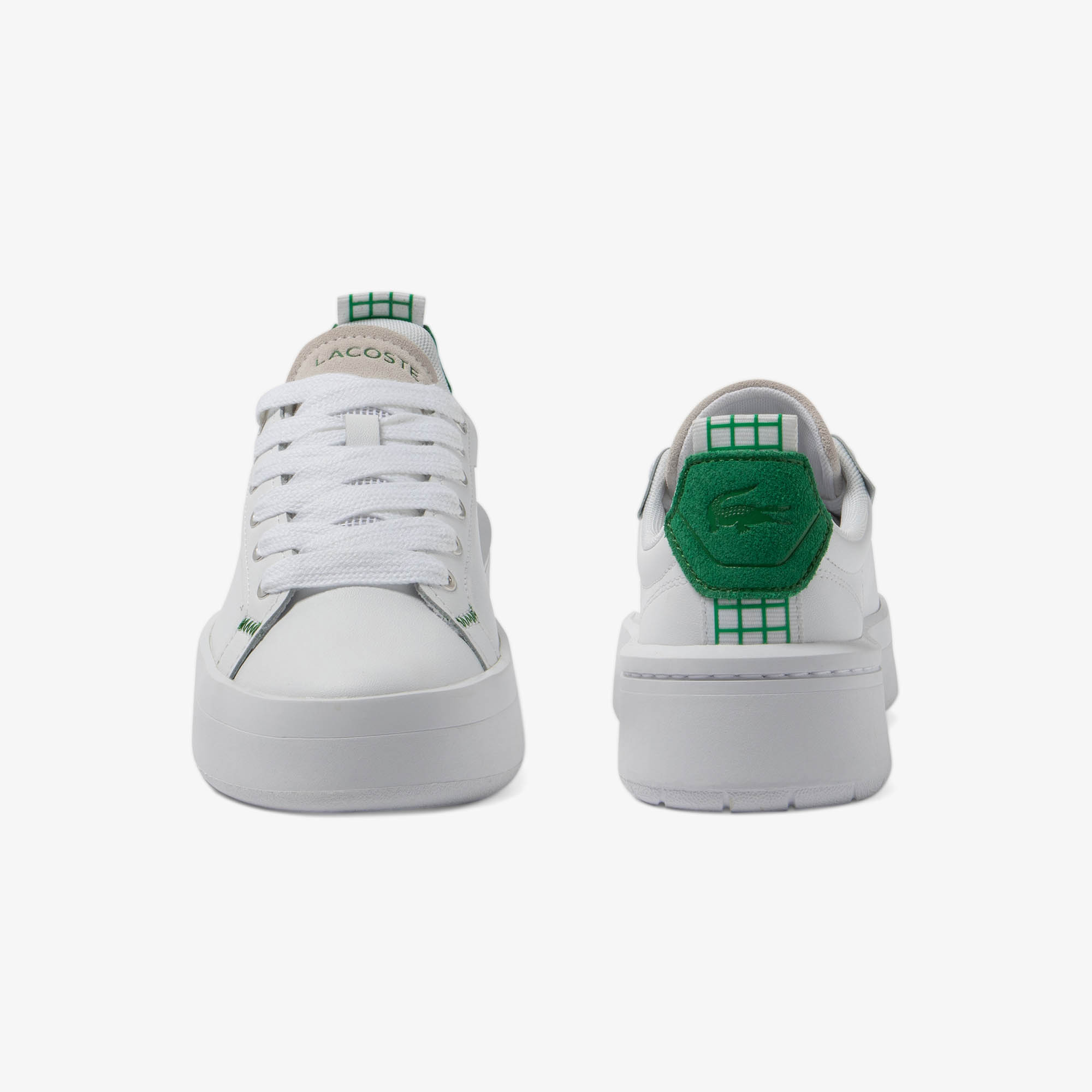 Giày Lacoste Nữ đế Carnaby Chất Liệu Da