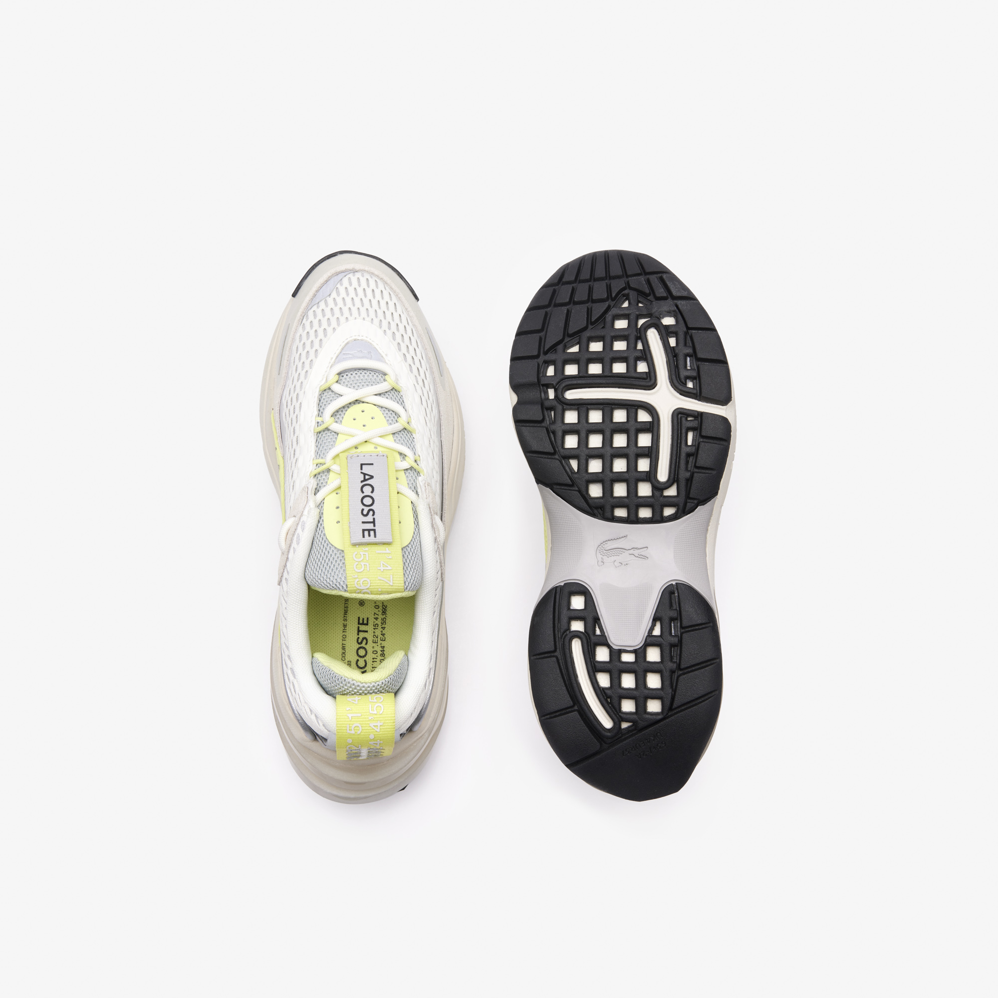 Giày Lacoste Nữ Audyssor Chất Liệu Vải Họa Tiết Colour Block