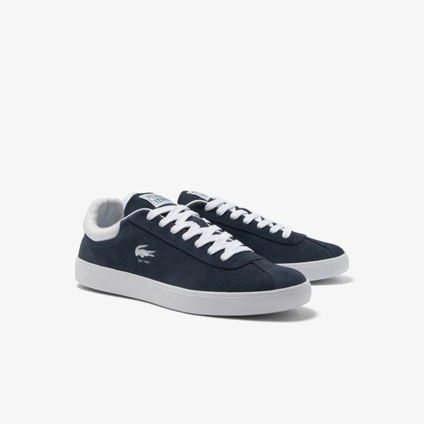 Giày Lacoste Nam Baseshot Chất Liệu Da Lộn