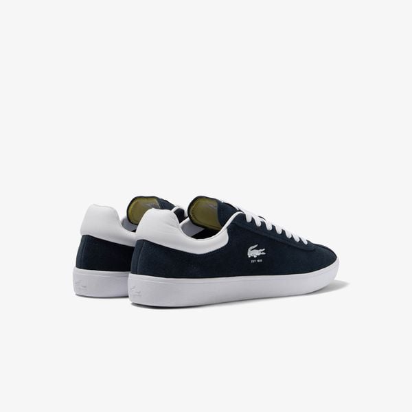 Giày Lacoste Nam Baseshot Chất Liệu Da Lộn