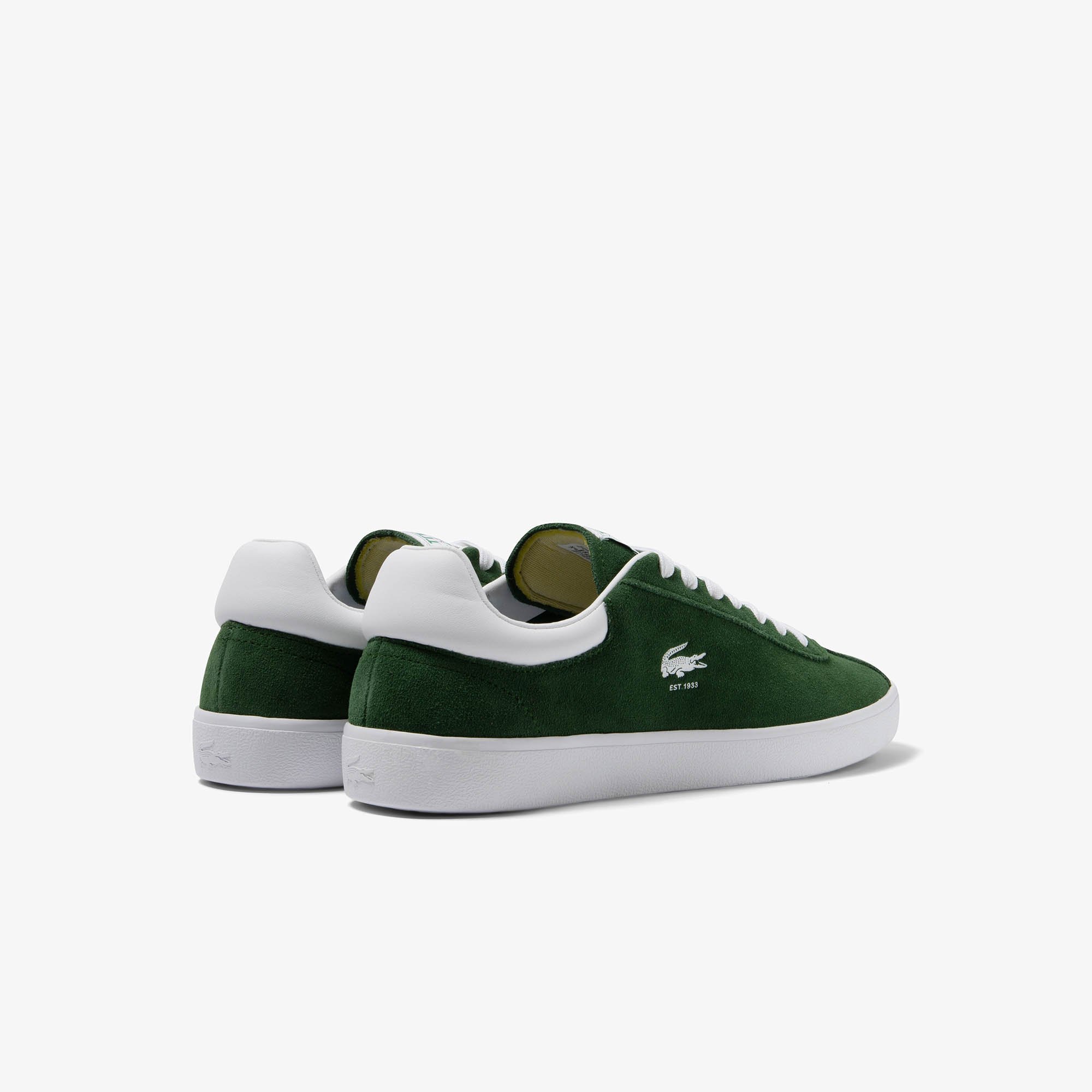 Giày Lacoste Nam Baseshot Chất Liệu Da Lộn