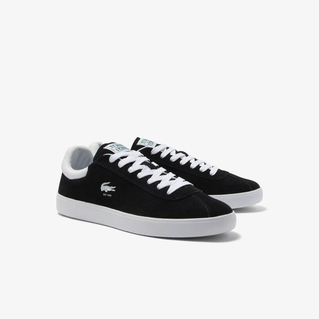 Giày Lacoste Nam Baseshot Chất Liệu Da Lộn