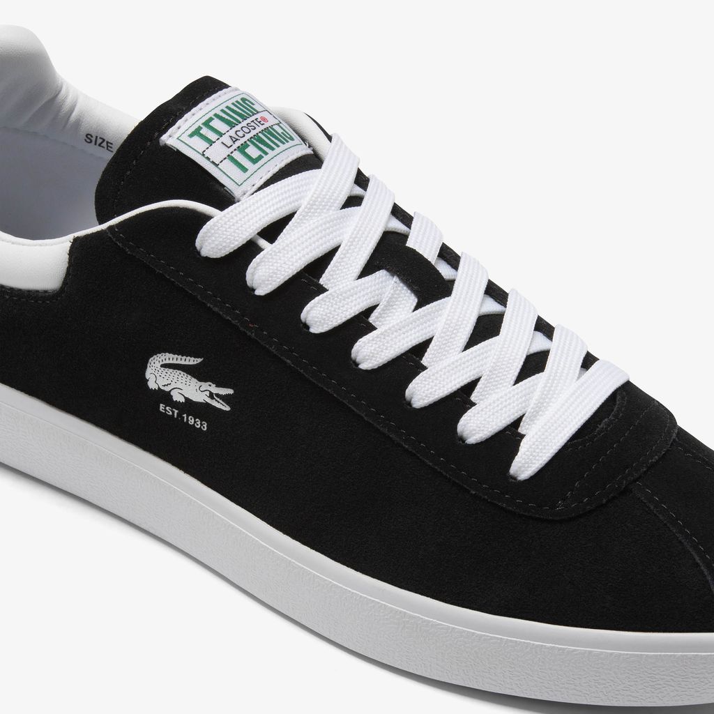 Giày Lacoste Nam Baseshot Chất Liệu Da Lộn