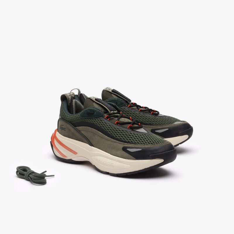 Giày Lacoste Nam Audyssor Chất Liệu Vải Họa Tiết Colour Block