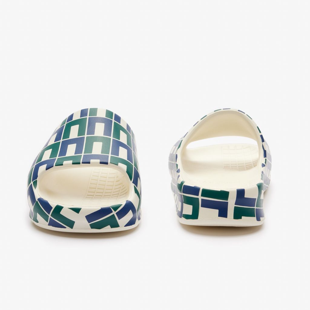 Dép Lacoste Nữ Serve Slide 2.0 Họa Tiết Monogram