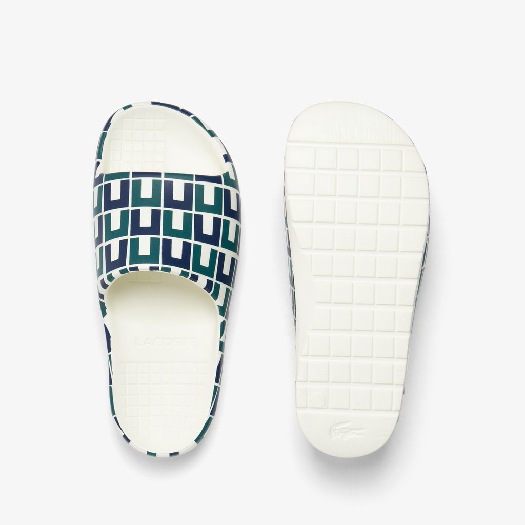 Dép Lacoste Nam Serve Slide 2.0 Họa Tiết Monogram