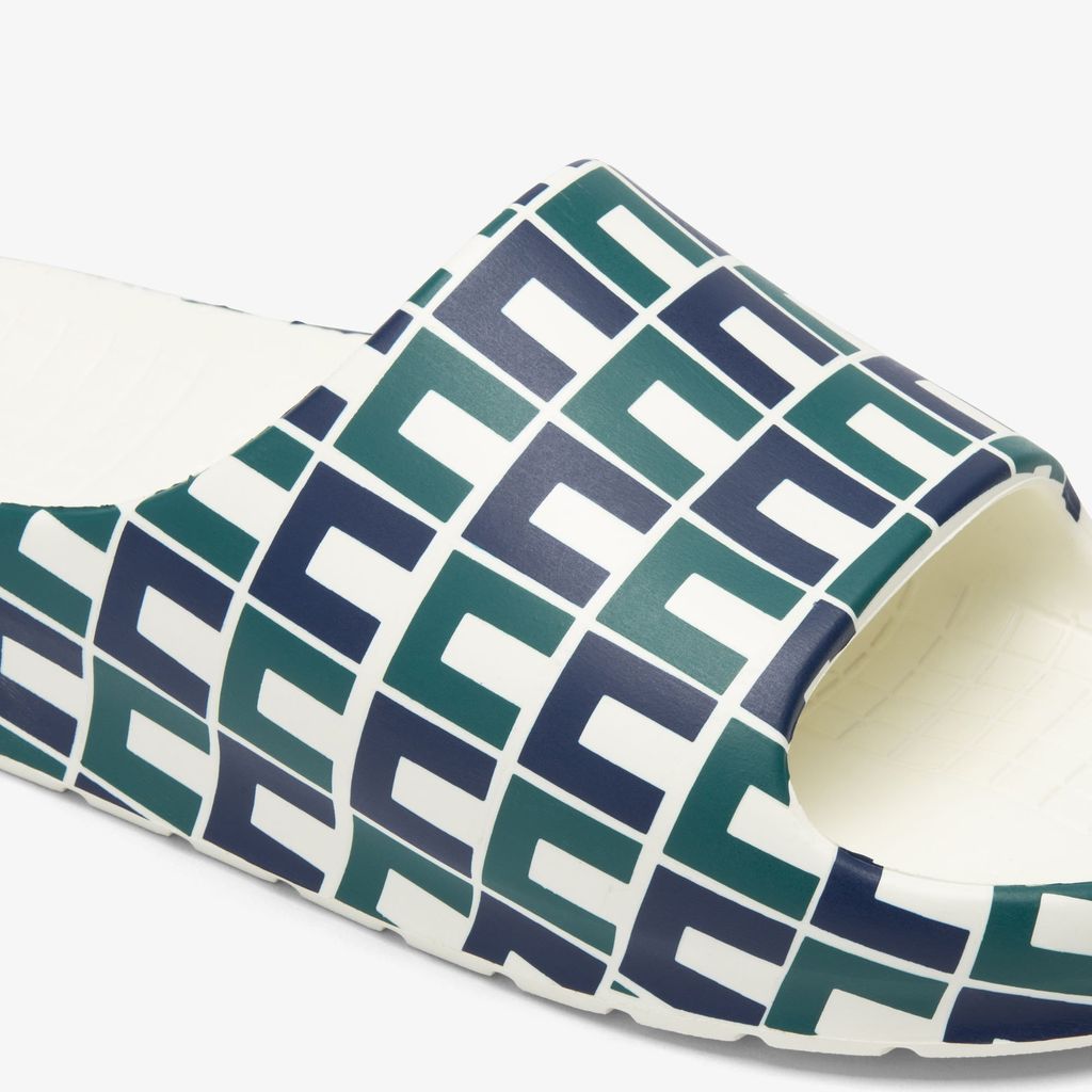 Dép Lacoste Nam Serve Slide 2.0 Họa Tiết Monogram