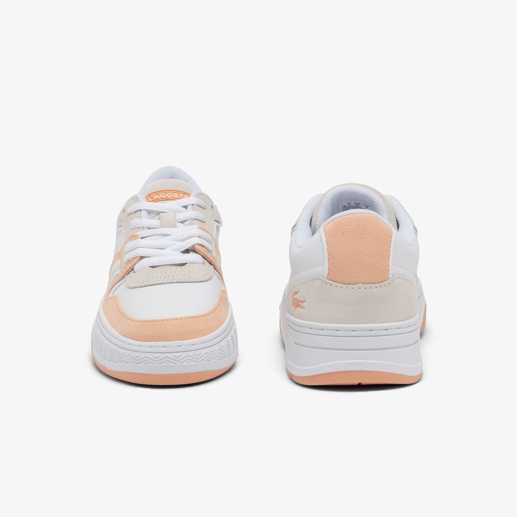 Giày Lacoste Nữ L001 Chất Liệu Da Logo Lưỡi Gà