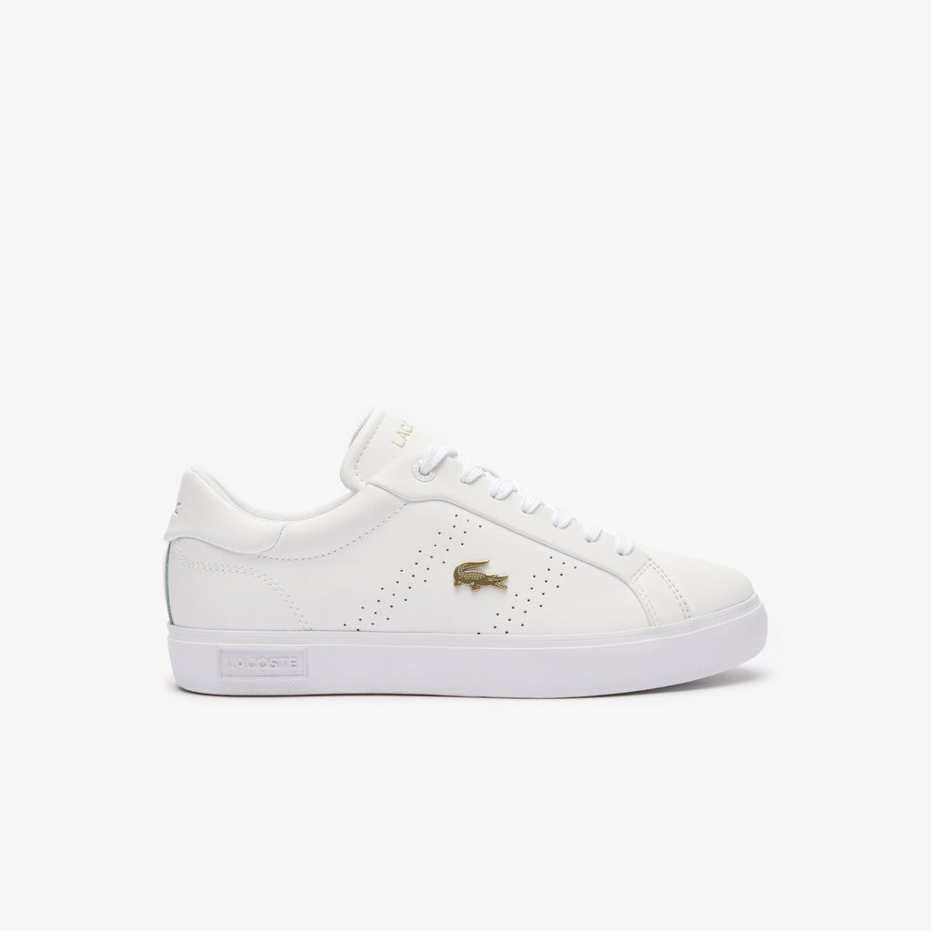 Giày Thời Trang Lacoste Nữ Powercourt 2.0 Chất Liệu Da
