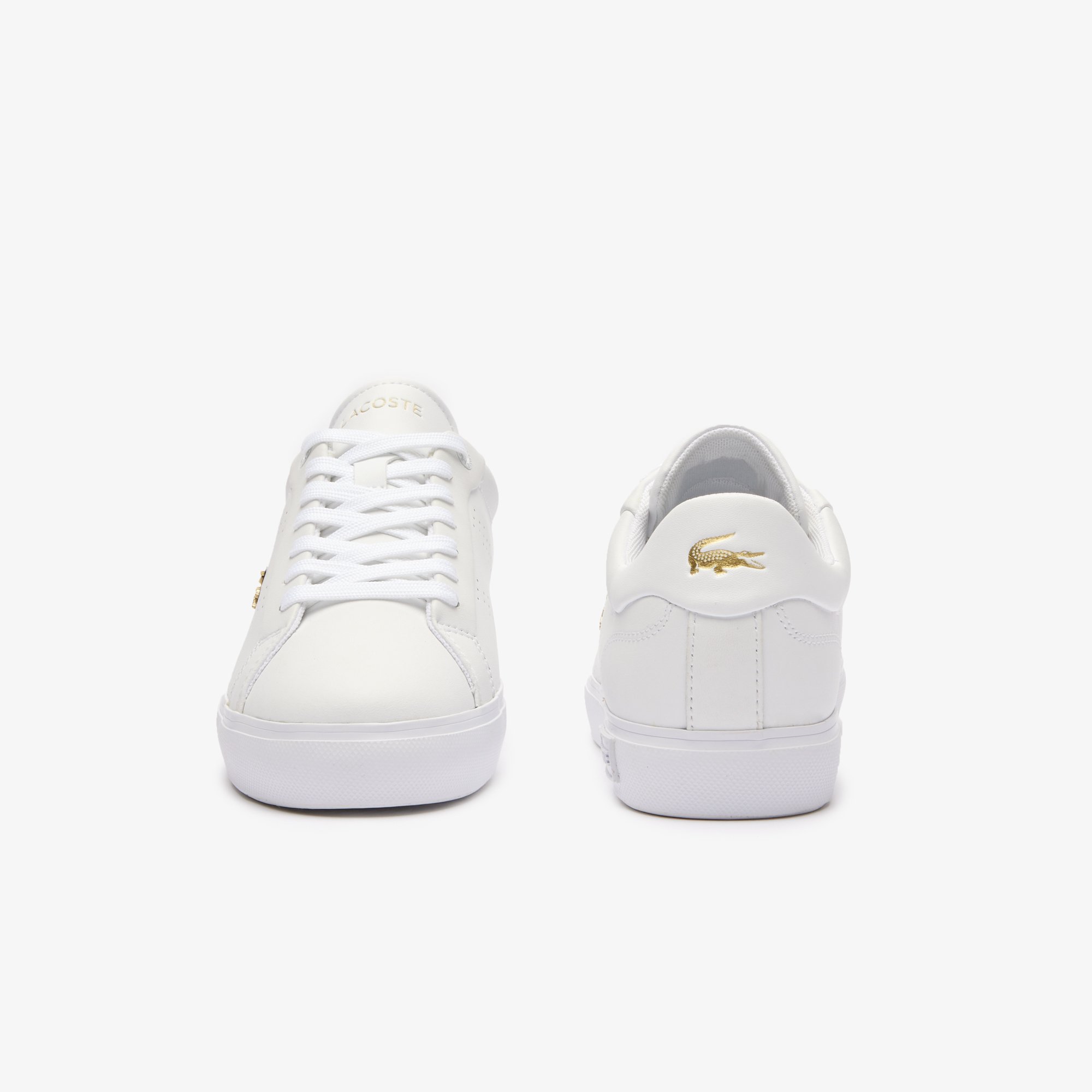 Giày Thời Trang Lacoste Nữ Powercourt 2.0 Chất Liệu Da