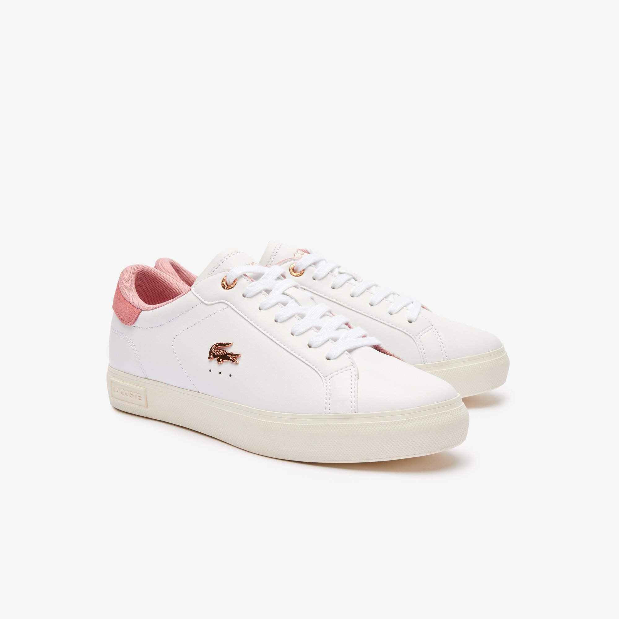 Giày Lacoste Nữ Powercourt Chất Liệu Da