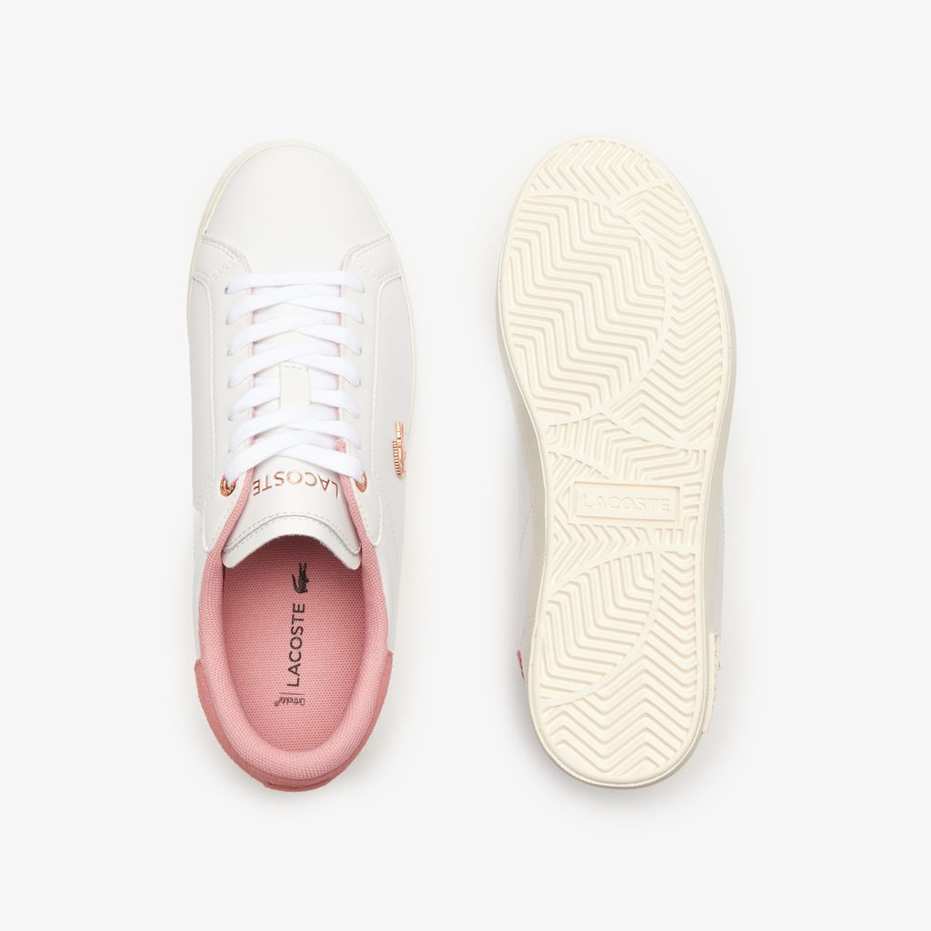 Giày Lacoste Nữ Powercourt Chất Liệu Da