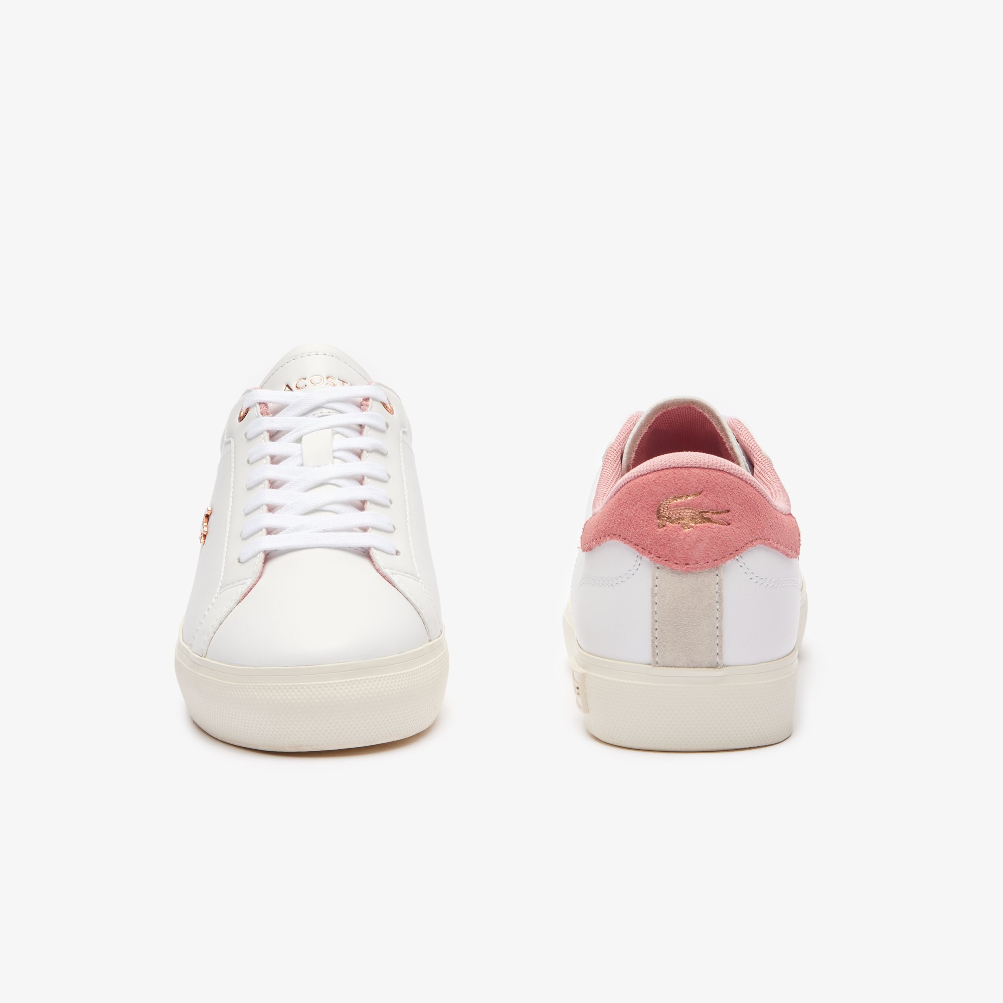 Giày Lacoste Nữ Powercourt Chất Liệu Da