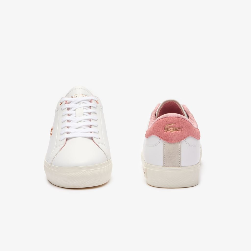 Giày Lacoste Nữ Powercourt Chất Liệu Da