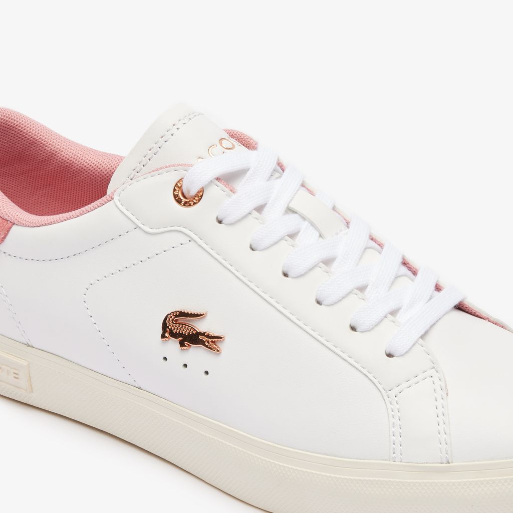 Giày Lacoste Nữ Powercourt Chất Liệu Da