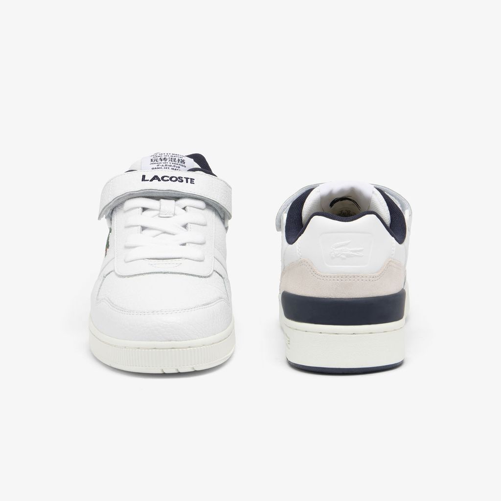 Giày Lacoste Nữ T-Clip Cổ Giày Phối Màu Có Quai Dán