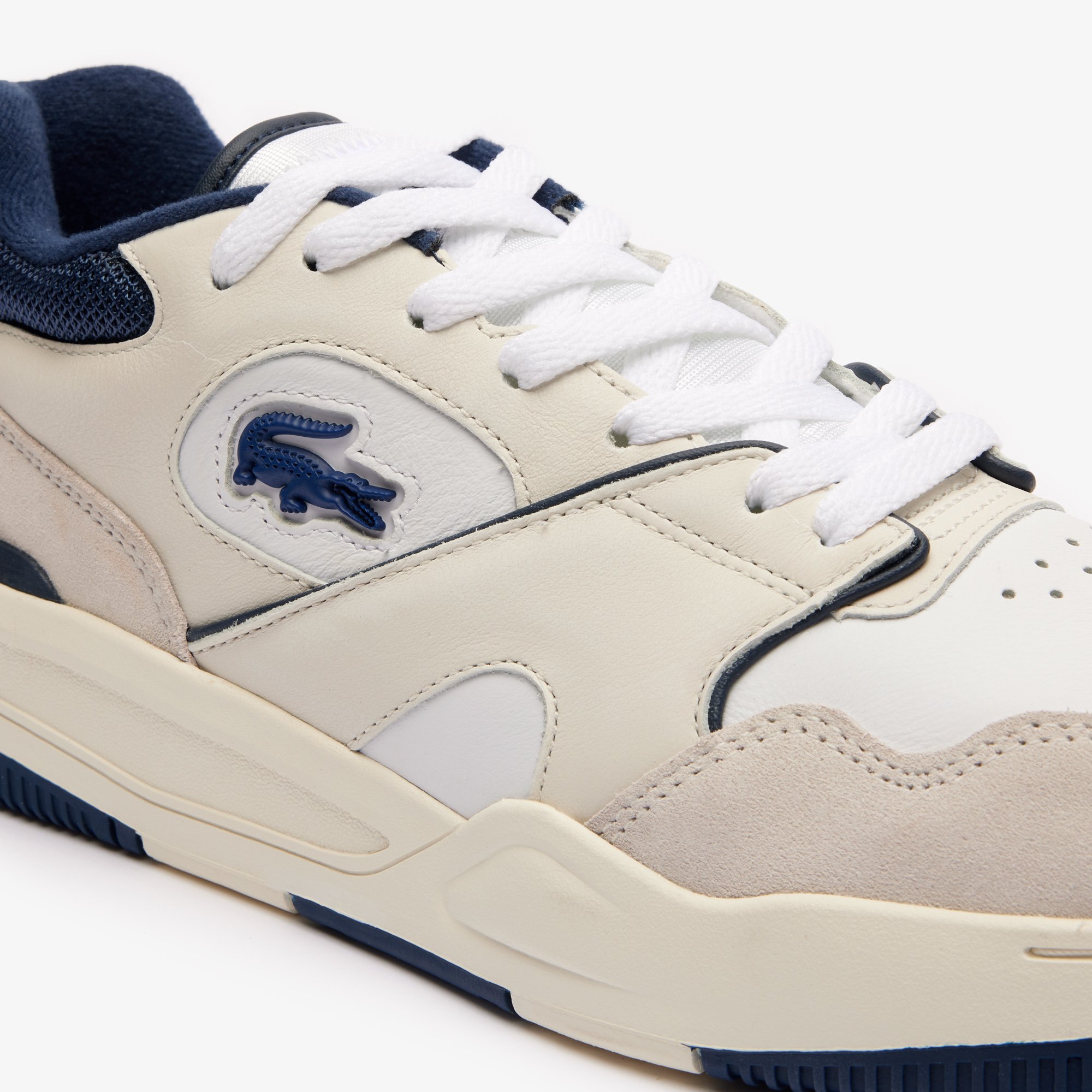 Giày Lacoste Nam Lineshot Có Logo Chất Liệu Da