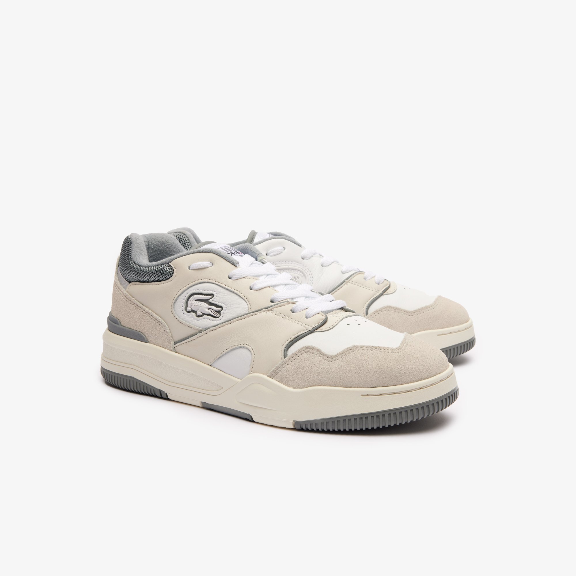 Giày Lacoste Nam Lineshot Có Logo Chất Liệu Da
