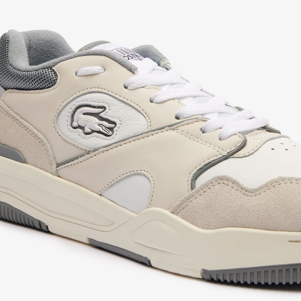 Giày Lacoste Nam Lineshot Có Logo Chất Liệu Da