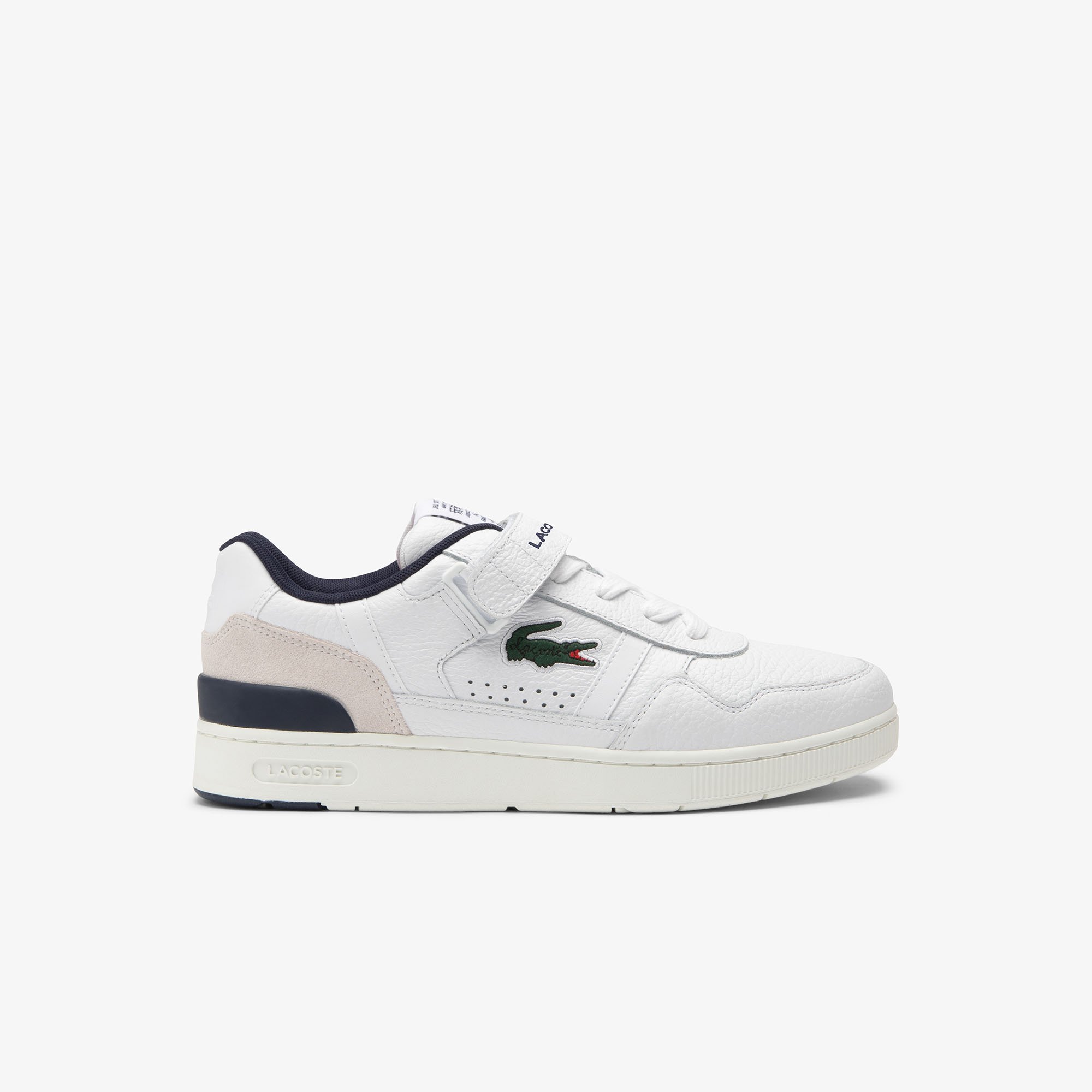 Giày Lacoste Nam T-Clip Quai Dán Cổ Giày Phối Màu