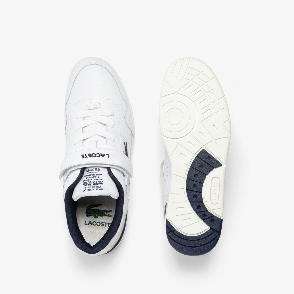 Giày Lacoste Nam T-Clip Quai Dán Cổ Giày Phối Màu