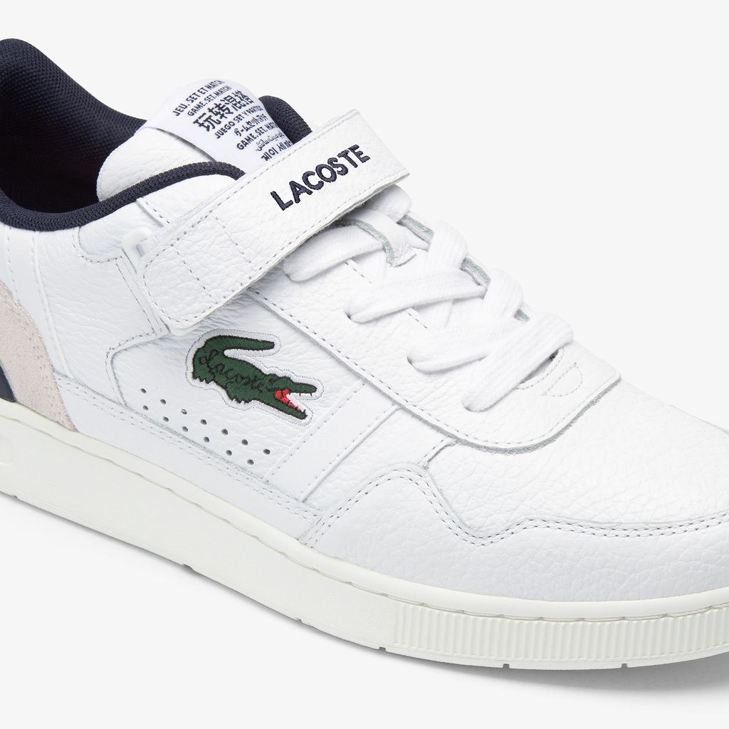 Giày Lacoste Nam T-Clip Quai Dán Cổ Giày Phối Màu