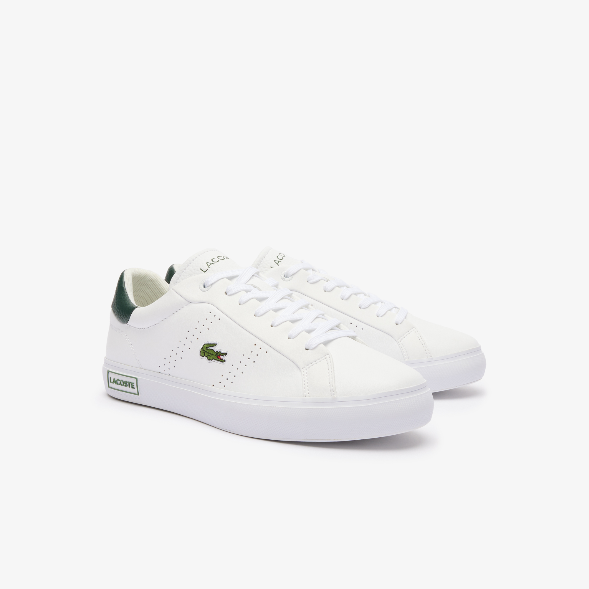 Giày Lacoste Nam Powercourt 2.0 Chất Liệu Da