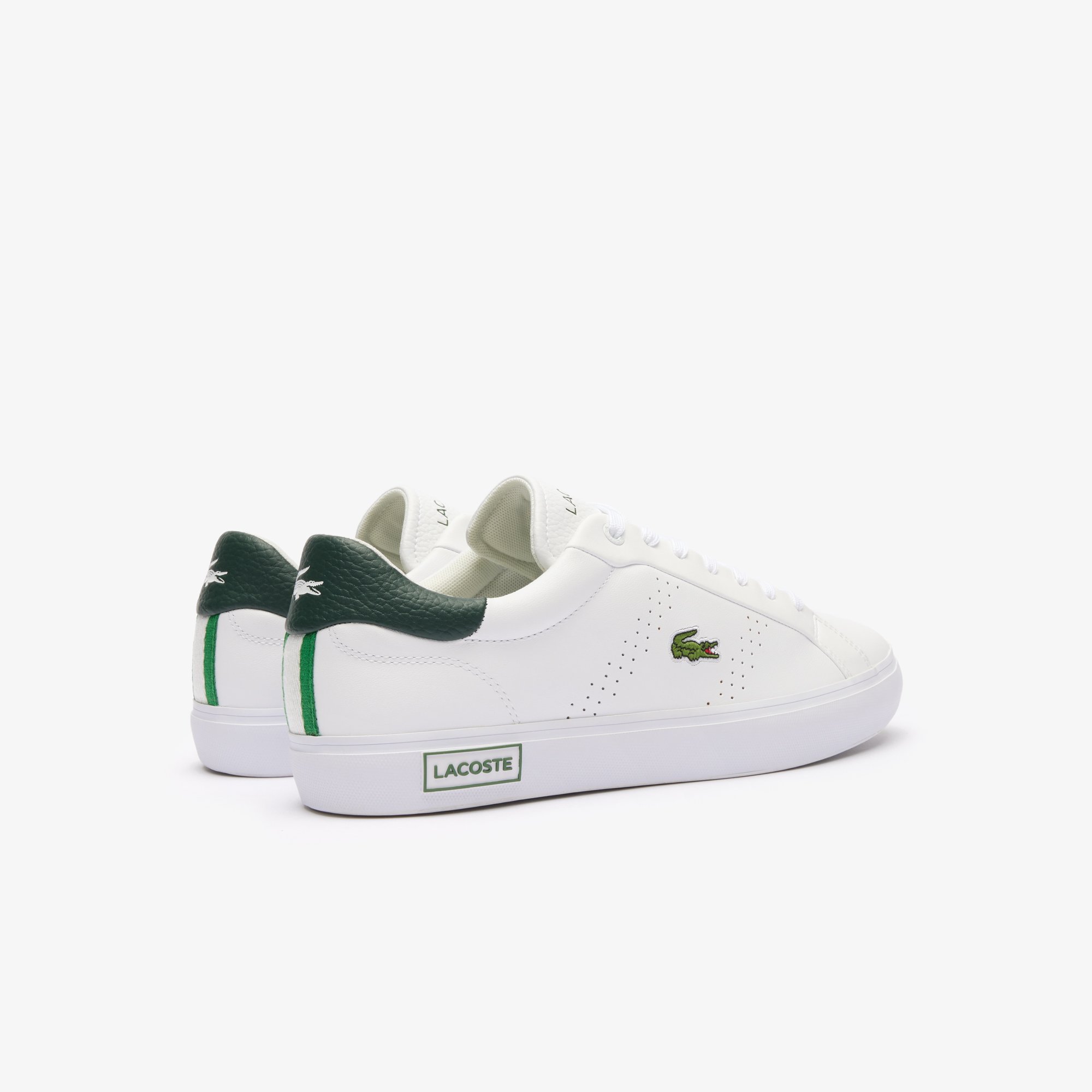 Giày Lacoste Nam Powercourt 2.0 Chất Liệu Da
