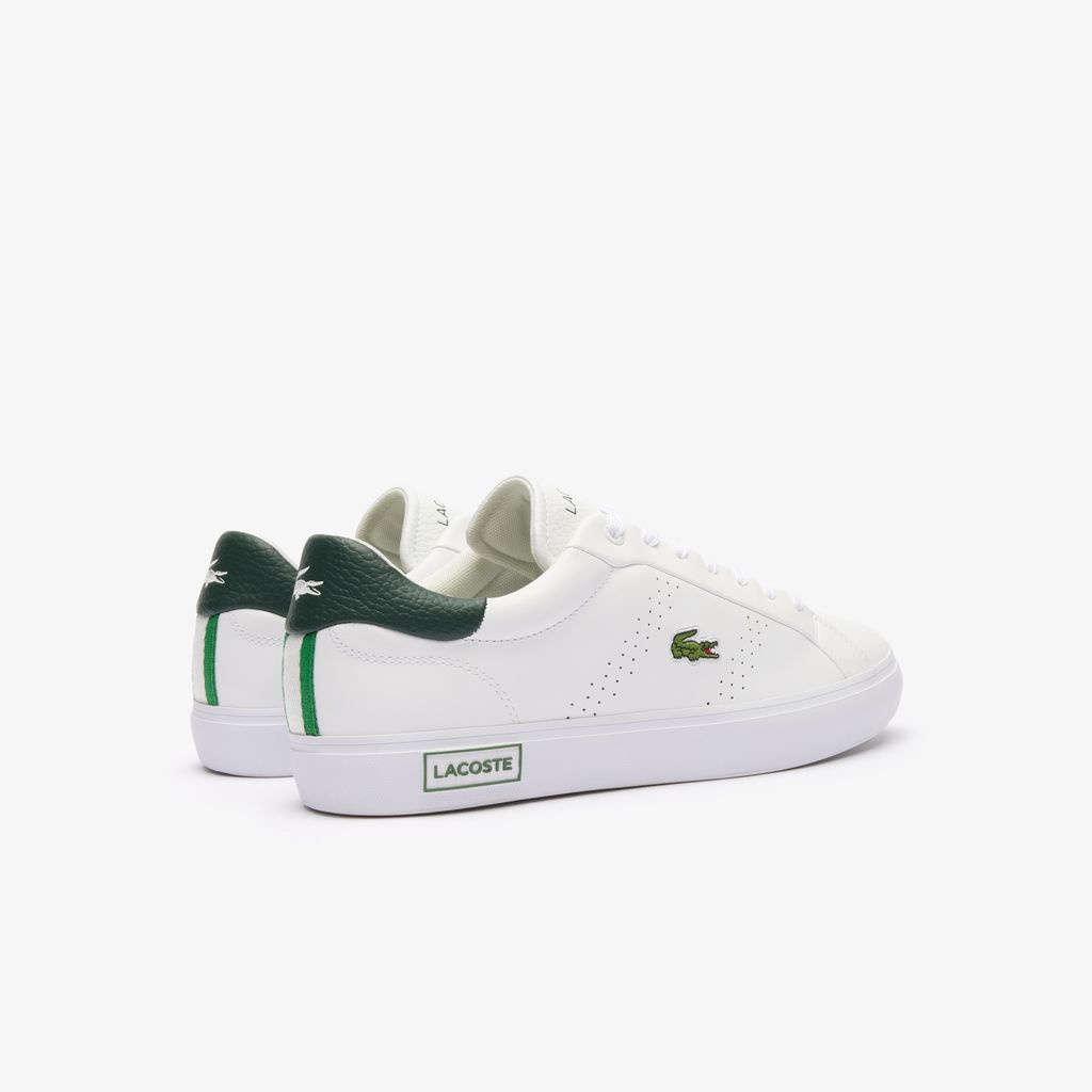 Giày Lacoste Nam Powercourt 2.0 Chất Liệu Da