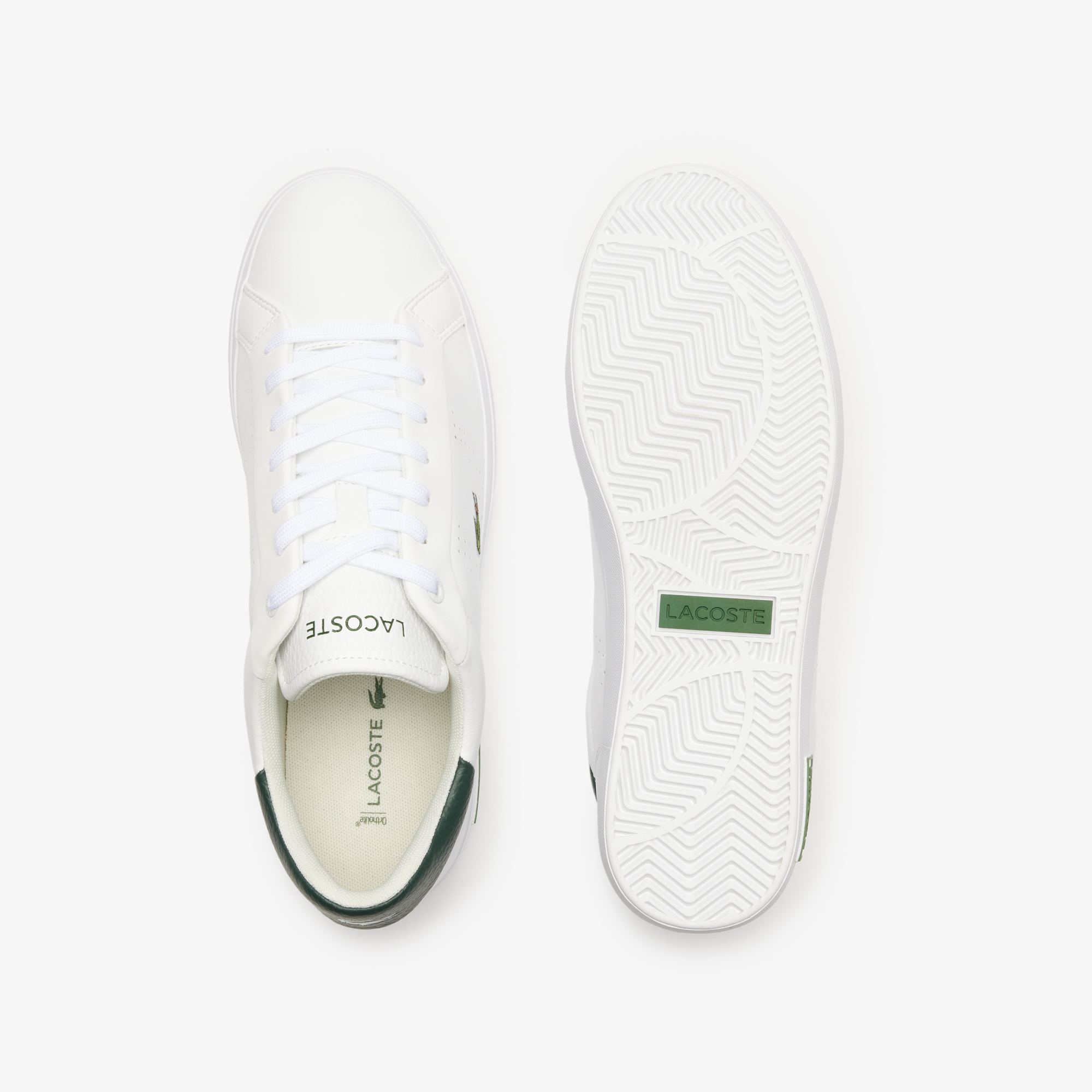 Giày Lacoste Nam Powercourt 2.0 Chất Liệu Da