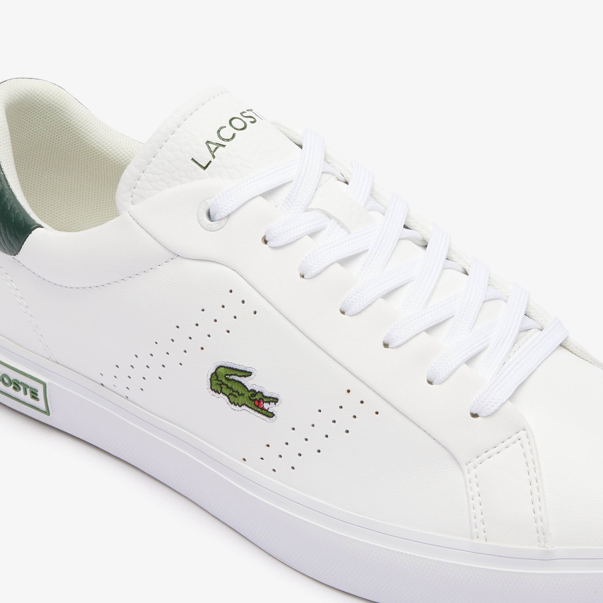 Giày Lacoste Nam Powercourt 2.0 Chất Liệu Da