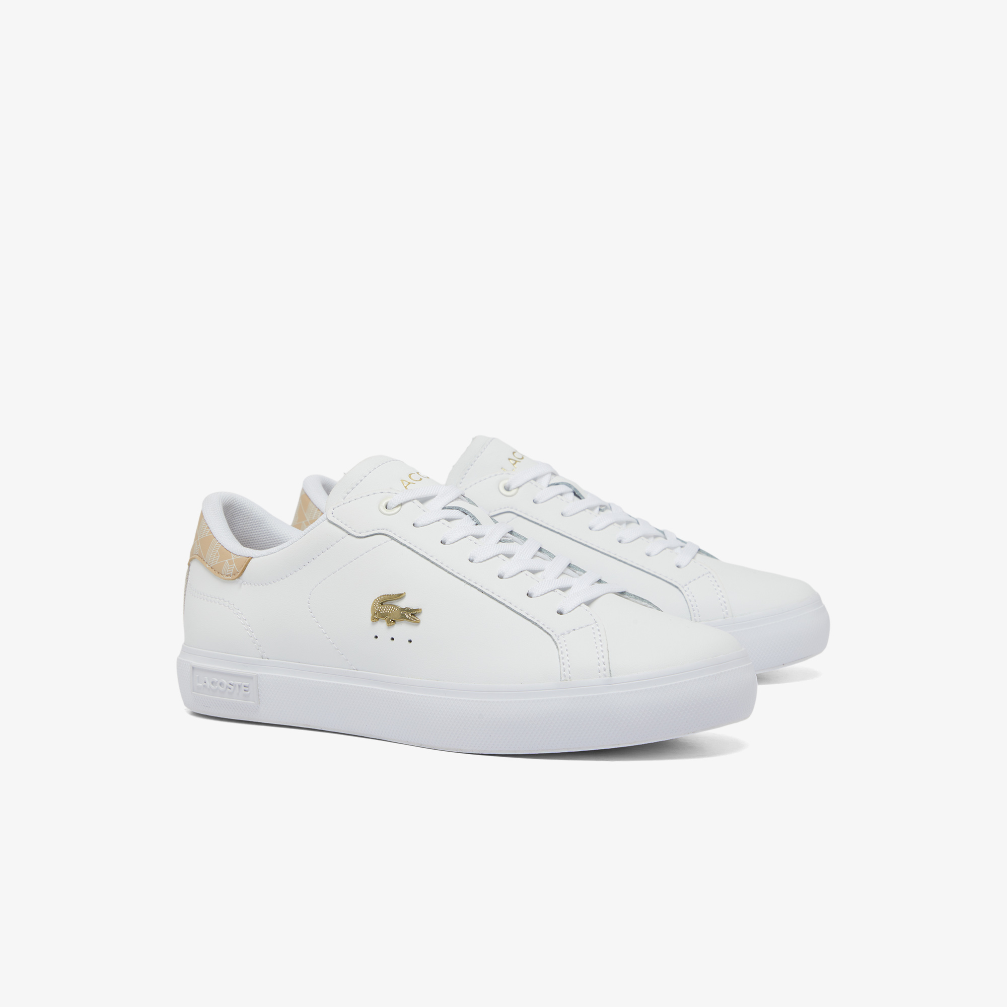 Giày Lacoste Nữ Powercourt Chất Liệu Da
