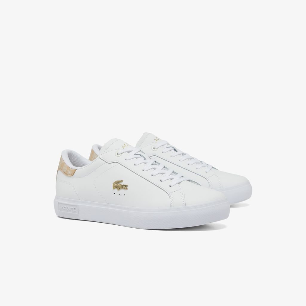 Giày Lacoste Nữ Powercourt Chất Liệu Da