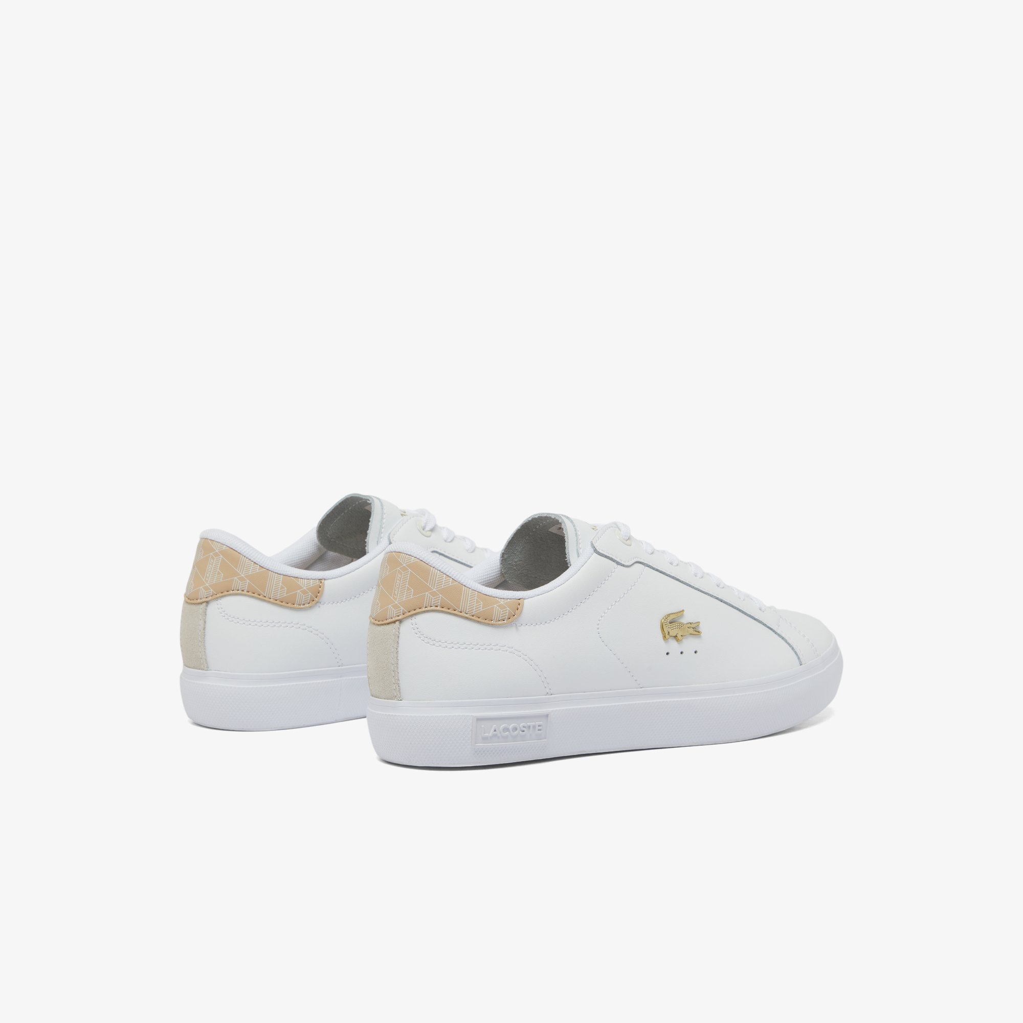 Giày Lacoste Nữ Powercourt Chất Liệu Da