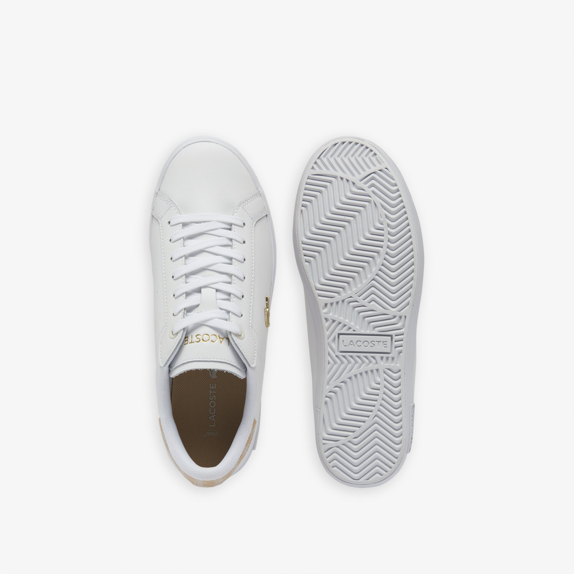 Giày Lacoste Nữ Powercourt Chất Liệu Da