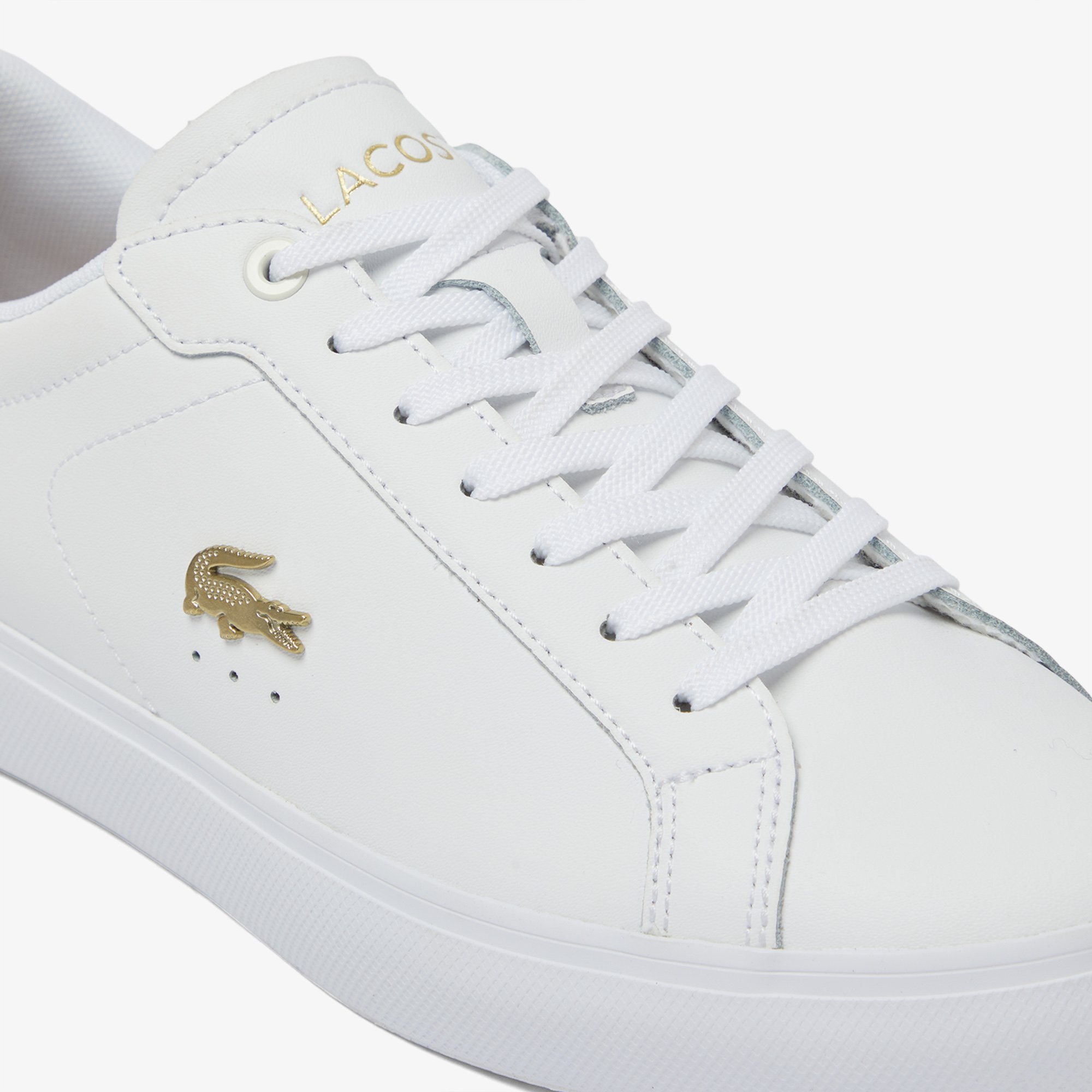 Giày Lacoste Nữ Powercourt Chất Liệu Da