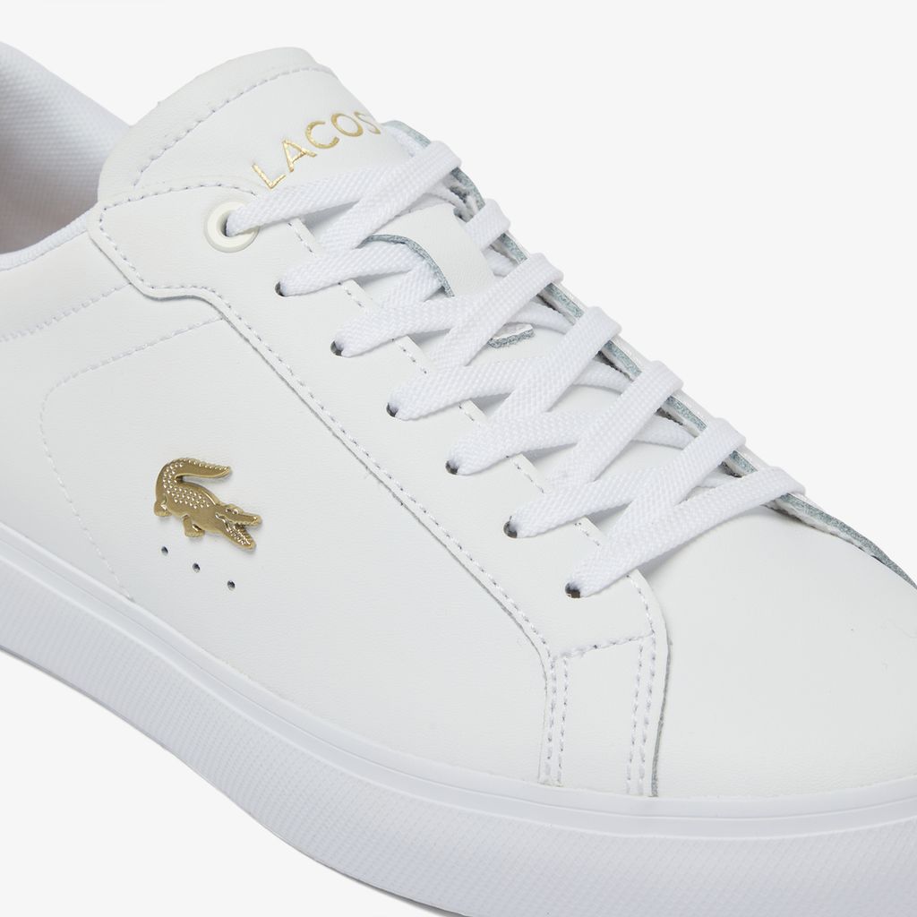 Giày Lacoste Nữ Powercourt Chất Liệu Da