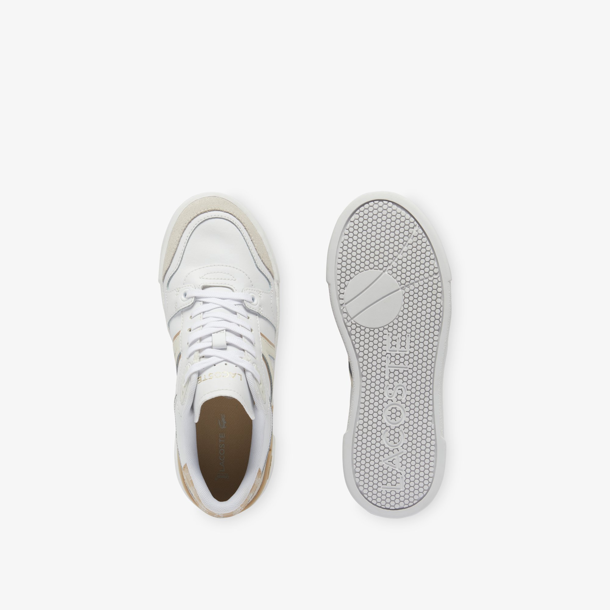 Giày Thể Thao Lacoste Nữ L002 Evo Chất Liệu Da