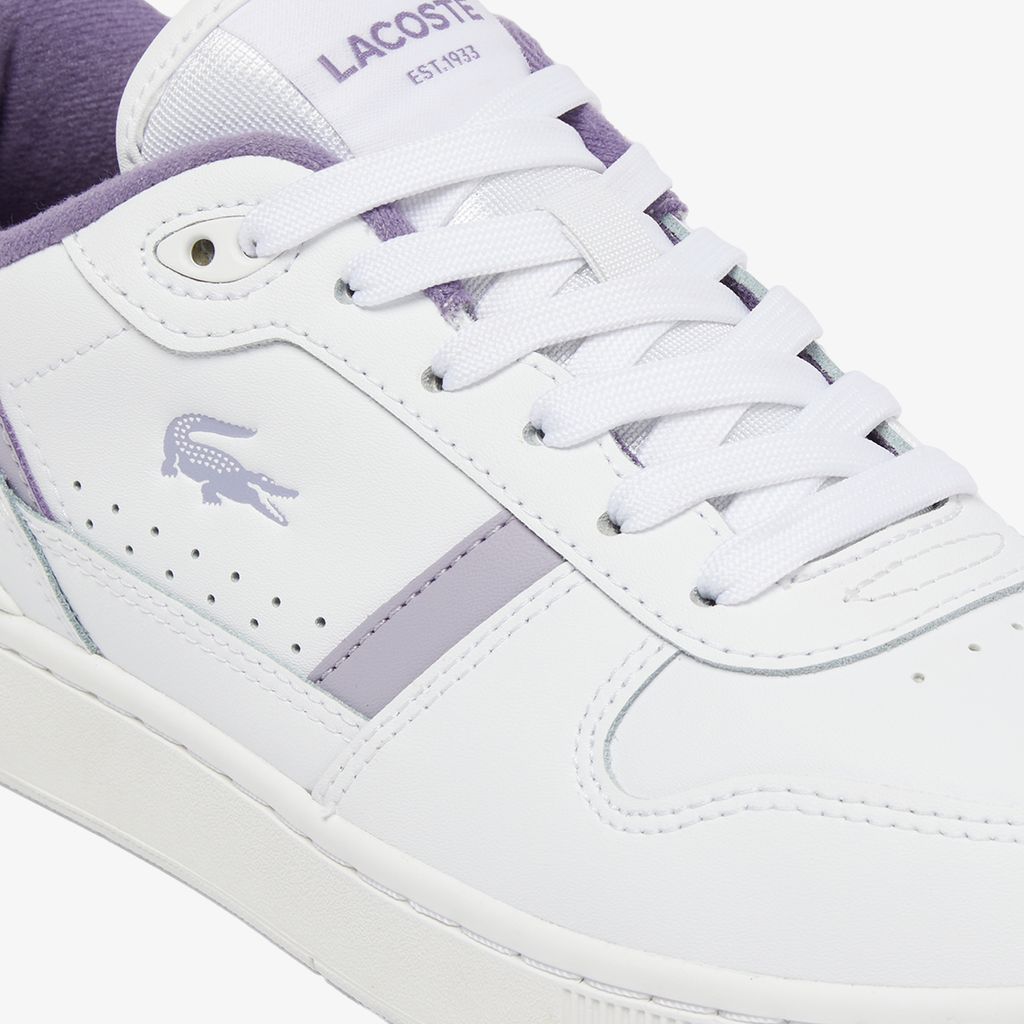 Giày Thể Thao Lacoste Nữ T-Clip Set Chất Liệu Da