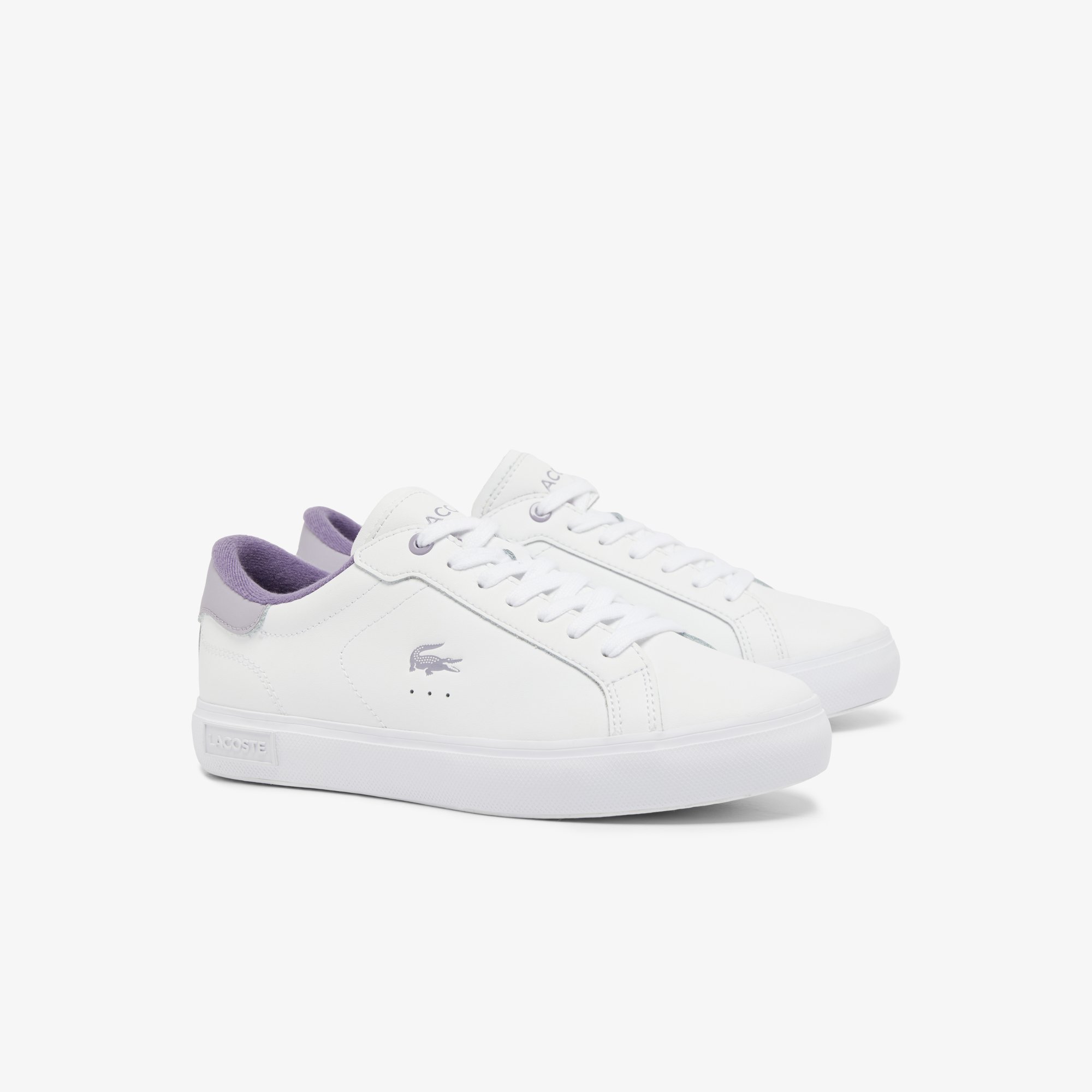 Giày Lacoste Nữ Powercourt Chất Liệu Da