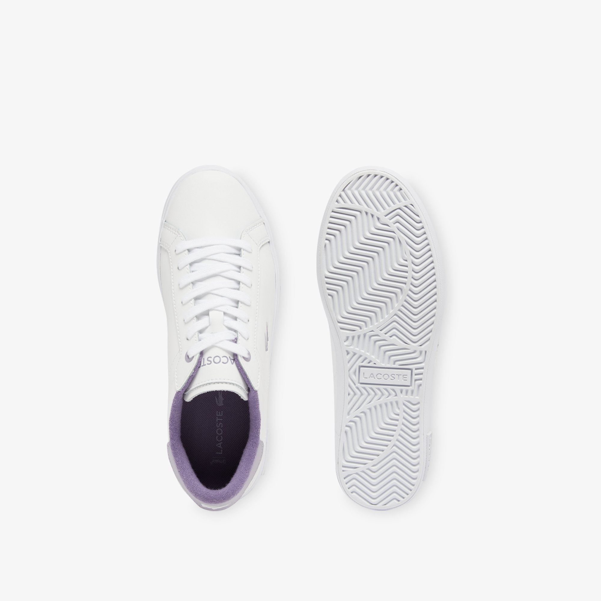 Giày Lacoste Nữ Powercourt Chất Liệu Da
