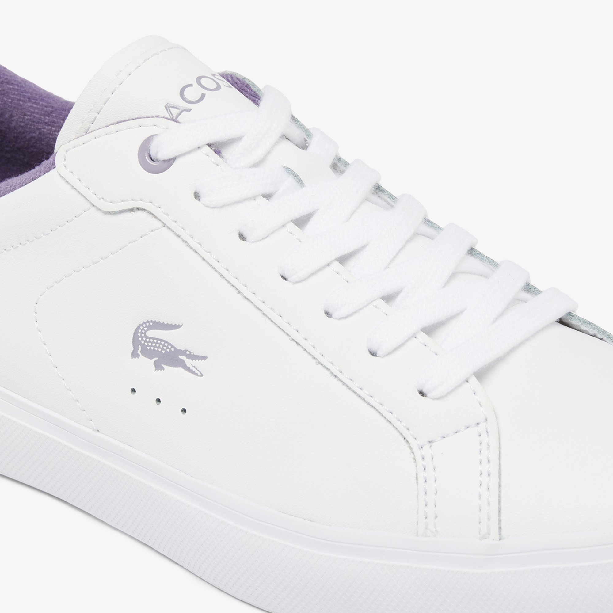 Giày Lacoste Nữ Powercourt Chất Liệu Da
