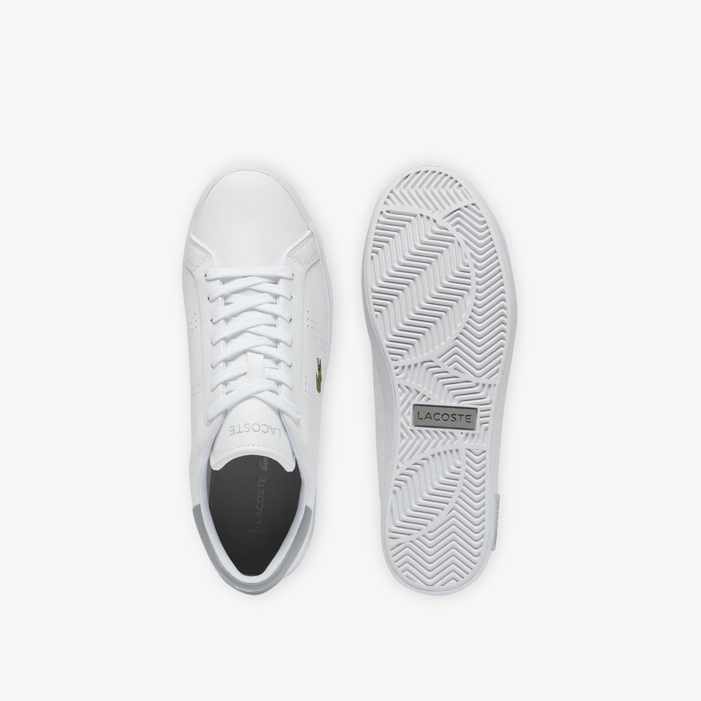 Giày Lacoste Nam Powercourt 2.0 Trainers Chất Liệu Da