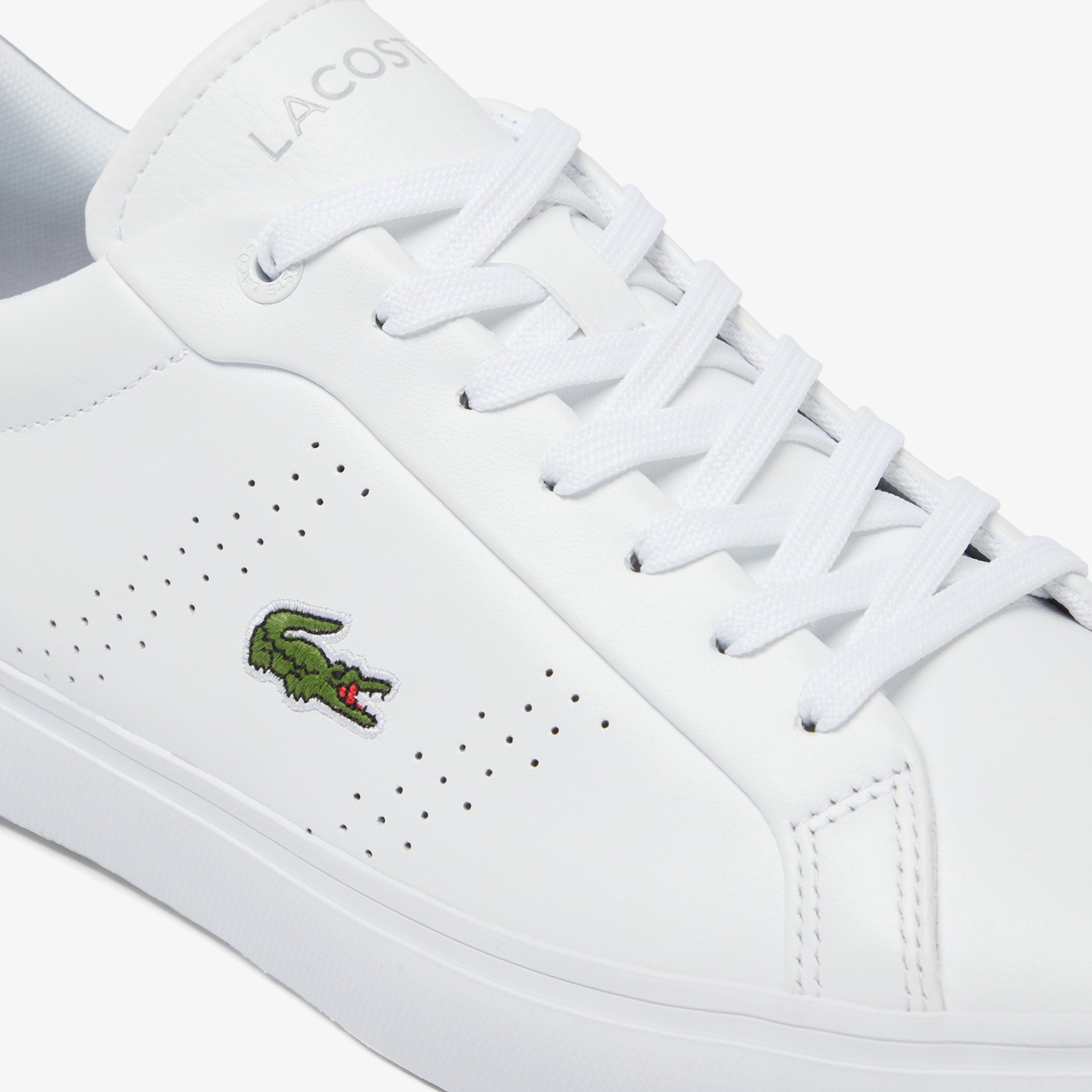 Giày Lacoste Nam Powercourt 2.0 Trainers Chất Liệu Da