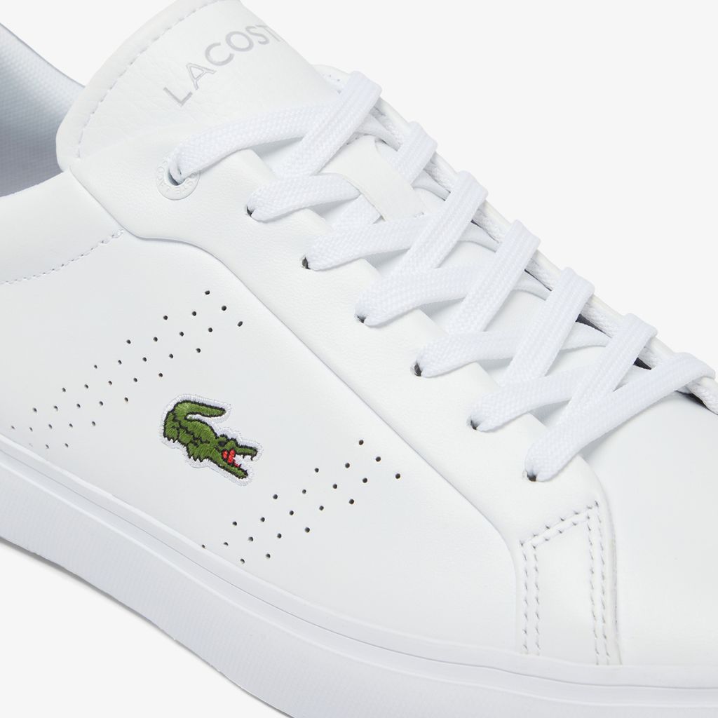 Giày Lacoste Nam Powercourt 2.0 Trainers Chất Liệu Da