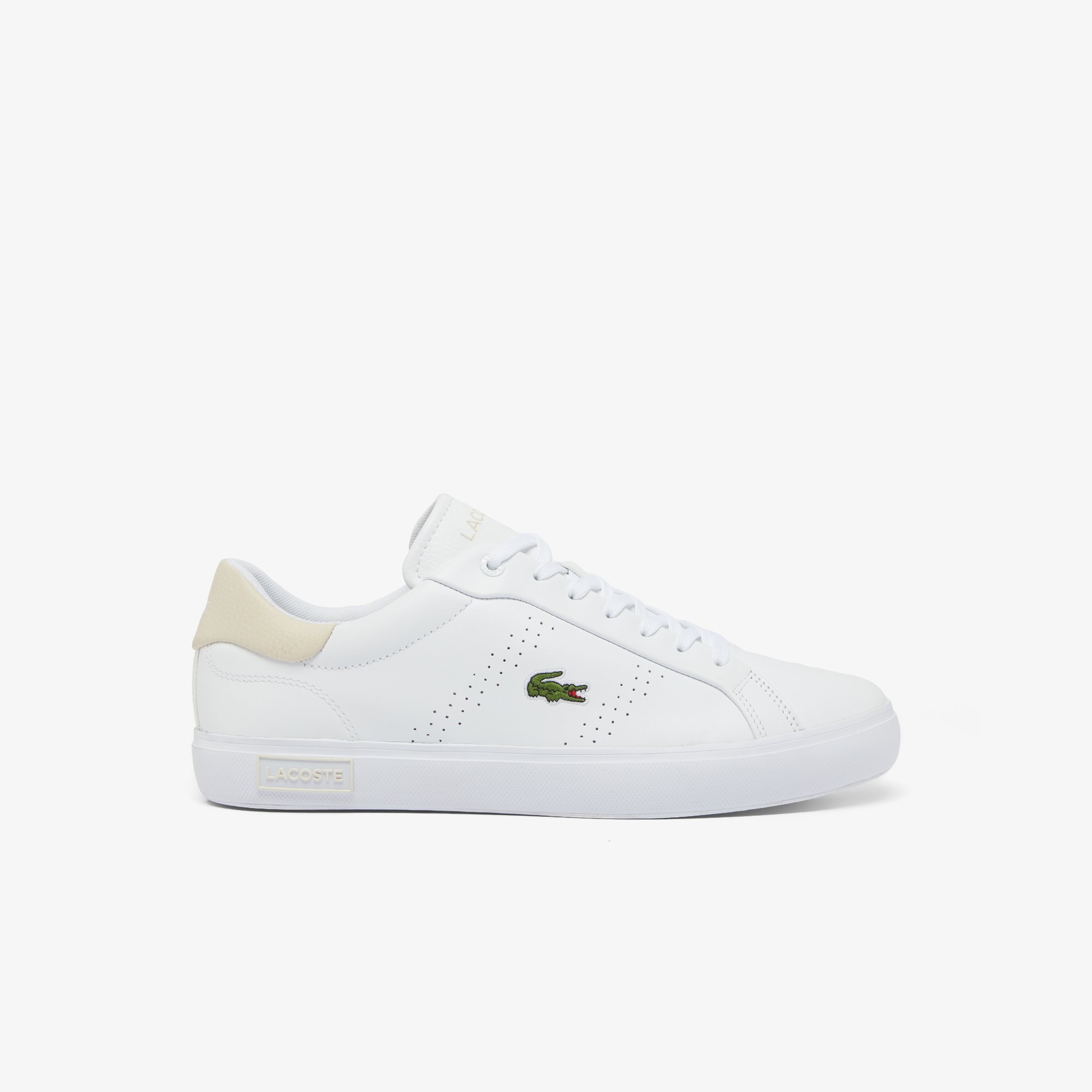 Giày Lacoste Nam Powercourt 2.0 Trainers Chất Liệu Da